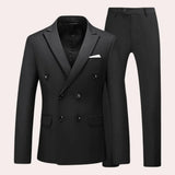 Men's Double Breasted Two Piece Suit