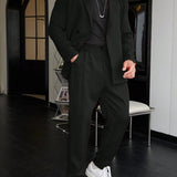 Men's Hooded Jogger Tracksuit Set