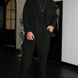 Men's Hooded Jogger Tracksuit Set