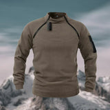Men's Half Zip Fleece Pullover Sweater
