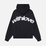Oversized Back Print Hoodie with Kangaroo Pocket