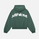 Oversized Back Print Hoodie with Kangaroo Pocket