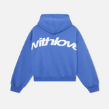 Oversized Back Print Hoodie with Kangaroo Pocket