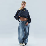 Oversized Back Print Hoodie with Kangaroo Pocket