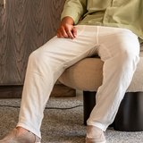 Men's Relaxed Fit Linen Drawstring Trousers