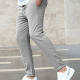 Men's Slim Fit Casual Chino Trousers
