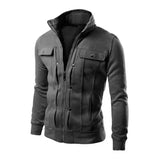 Men's Hooded Zip Knit Jacket