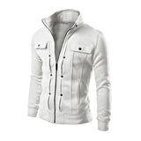 Men's Hooded Zip Knit Jacket