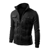 Men's Hooded Zip Knit Jacket