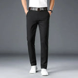 Men's Classic Slim-Fit Stretch Tailored Trousers