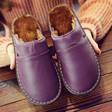 Men's Faux Fur Lined House Slippers