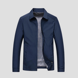Men's Zip Front Stand Collar Jacket