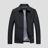 Men's Zip Front Stand Collar Jacket