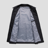 Men's Zip Front Stand Collar Jacket