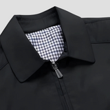 Men's Zip Front Stand Collar Jacket