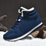 Men's Fleece Lined High Top Sneakers