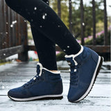Men's Fleece Lined High Top Sneakers