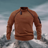 Men's Half Zip Fleece Pullover Sweater