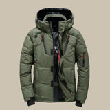 Men's Hooded Waterproof Thermal-Lined Winter Jacket