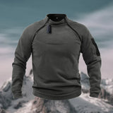 Men's Half Zip Fleece Pullover Sweater