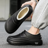 Men's Fleece Lined Slip-On Clogs