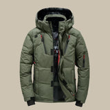 Men's Hooded Waterproof Thermal-Lined Winter Jacket