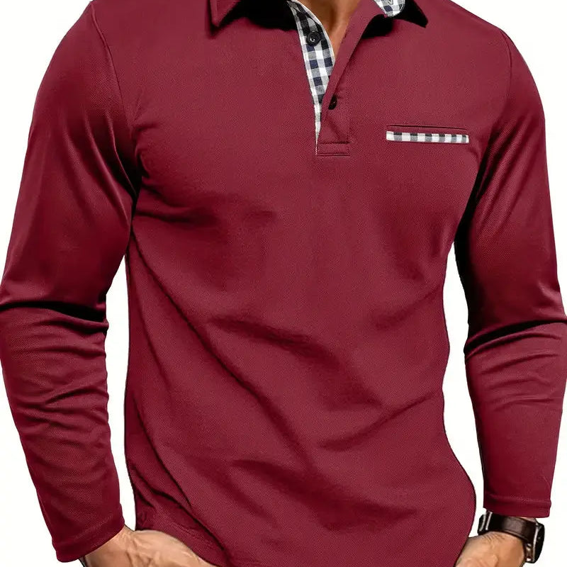 Harbour Weston | Men's Long Sleeve Polo Shirt for Summer