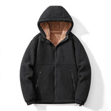 Men's Sherpa Lined Hooded Zip Jacket