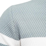 Men's Striped Crew Neck Knit Sweater