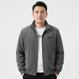 Men's Zip Front Fleece Lined Jacket