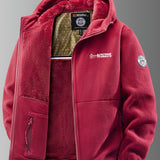 Men's Sherpa Lined Hooded Utility Jacket