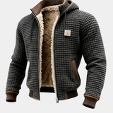 Men's Sherpa Lined Knit Zip Jacket