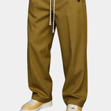 Men's Drawstring Wide Leg Trousers