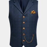 Men's Vintage Button Vest