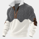 Men's Sherpa Collar Quarter Zip Sweater