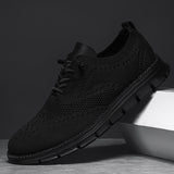 Men's Breathable Knit Slip-On Sneakers