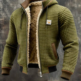 Men's Sherpa Lined Knit Zip Jacket