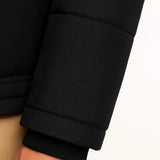 Men's Black Winter Oversized Jumper