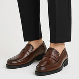 Men's Leather Penny Loafers