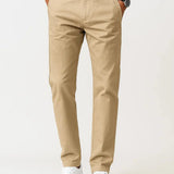 Men's Slim Fit Stretch Chino Trousers