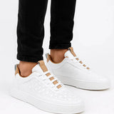 Harbour Weston | Men's Sneakers Leather Casual Breathable Perforated Design