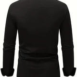 Men's Tailored Button-Up Dress Shirt