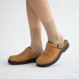 Men's Suede Slip On Clogs