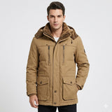 Men's Hooded Winter Parka Jacket