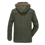 Men's Hooded Sherpa Lined Parka Jacket