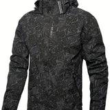 Men's Hooded Lightweight Windbreaker Jacket