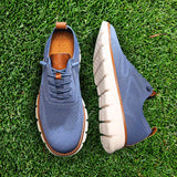 Men's Knit Lace-Up Sneakers