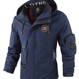 Men's Hooded Utility Zip Jacket