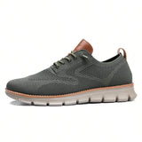 Men's Breathable Knit Walking Sneakers
