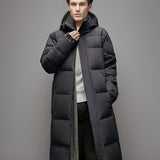 Men's Long Quilted Puffer Coat